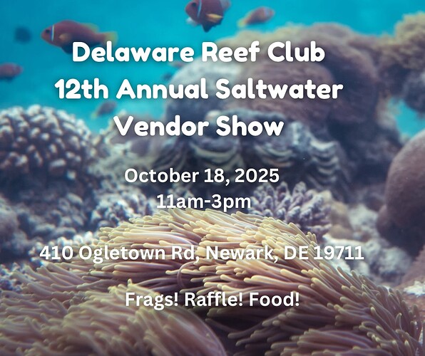 Delaware Reef Club 12th Annual Saltwater Vendor Show